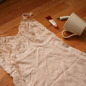 Vintage Silky Slip Dress